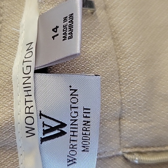 Worthington Womesen's Tan Dress Pants - Picture 2 of 15